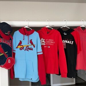 St.Louis cardinals fan set! Men’s Med/Large
